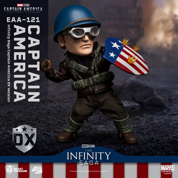 Beast Kingdom EAA-121 Infinity Saga Captain America DX Version Egg Attack Action Figure